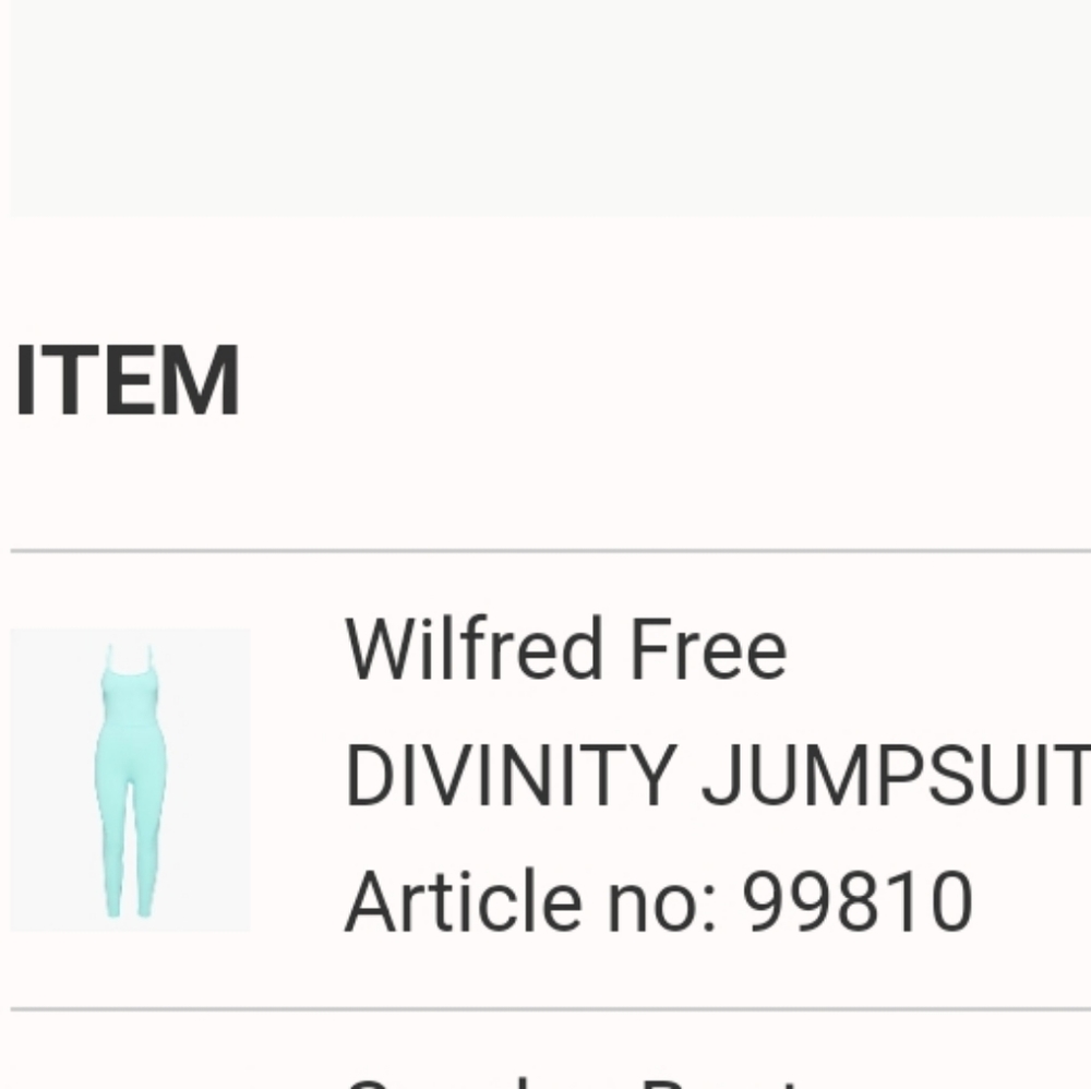 ADRIATIC BLUE WILFRED FREE DIVINITY JUMPSUIT ARITZIA - Picture 2 of 13